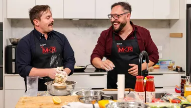 Meet the MKR contestant who swapped the funeral home for a frying pan!