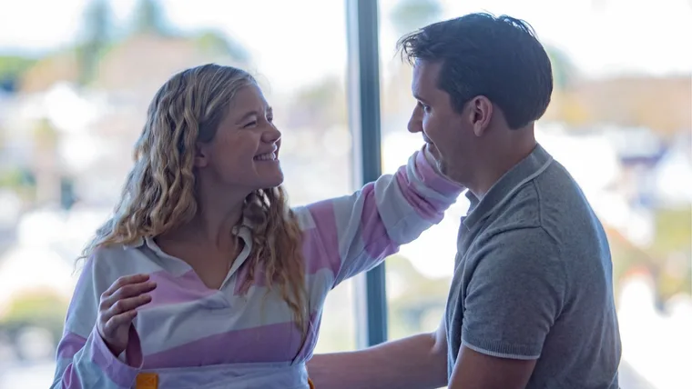 SHARK ATTACK SURVIVOR LEAH STEWART AND HER PARTNER FERNANDO ALVES