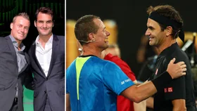 ‘Bec is over it’: Is Lleyton Hewitt’s close bond with Roger Federer causing tension at home?