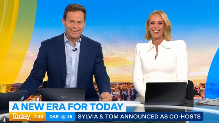 Tom Steinfort and Sylvia Jeffreys announced as new hosts of Today