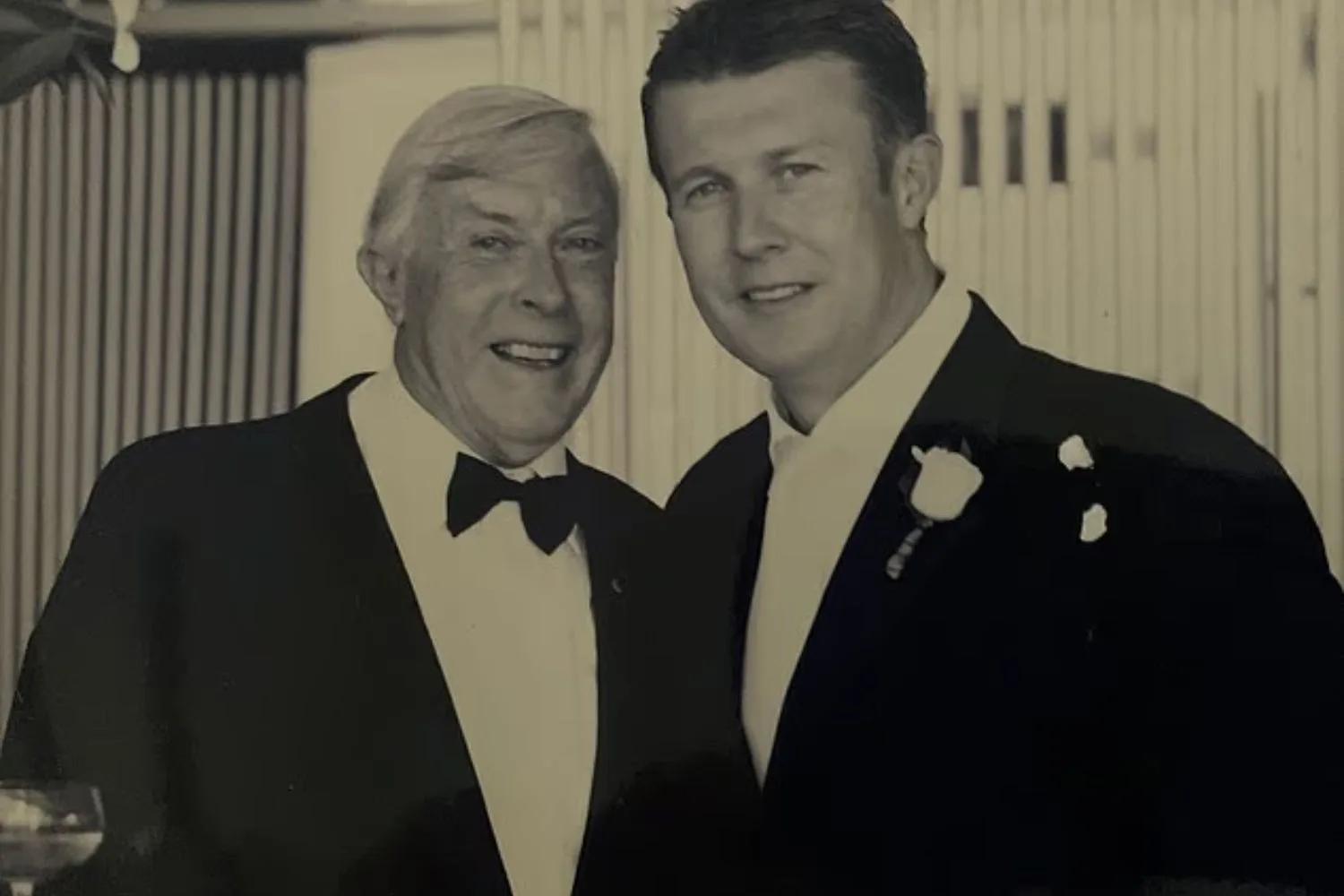 Peter Overton and his father John