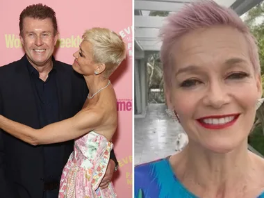 Peter Overton and wife Jessica Rowe