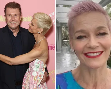 Peter Overton and wife Jessica Rowe