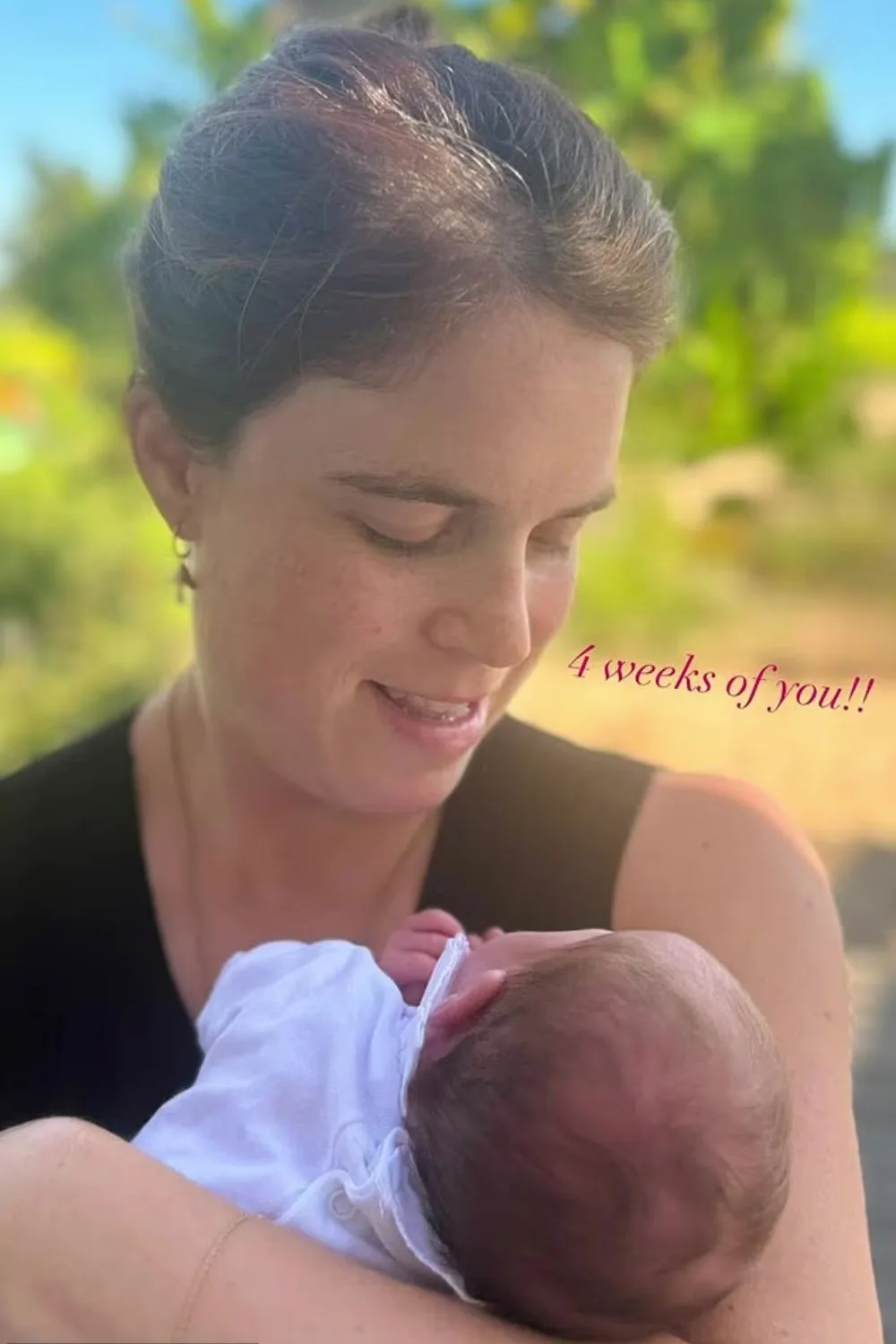 Princess Eugenie and baby Adelaide