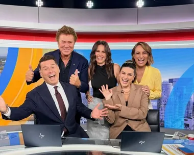 Sarah Abo and her Today Show colleagues