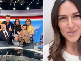 Sarah Abo and her Today Show colleagues