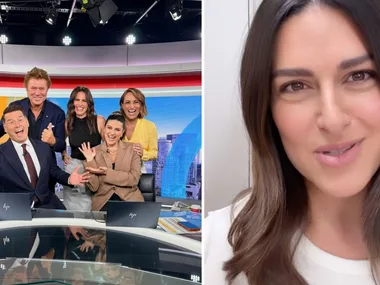 Sarah Abo and her Today Show colleagues