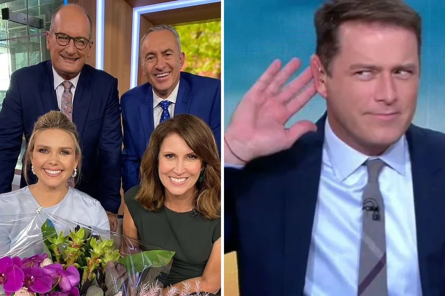 Karl Stefanovic and the stars of Sunrise