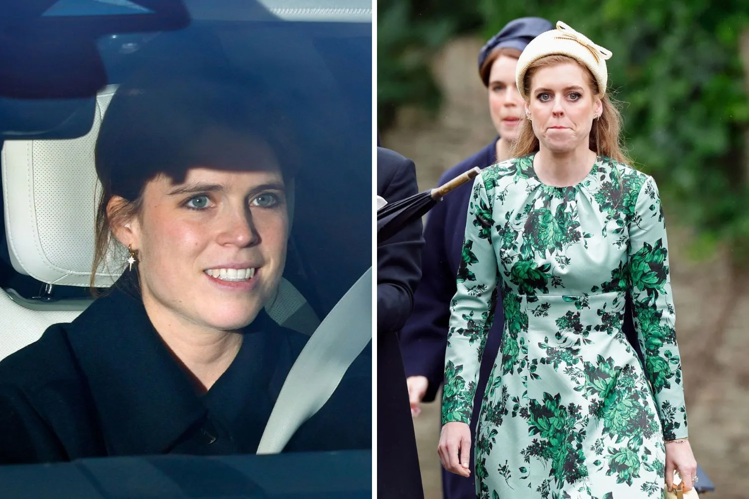 Princess Eugenie and Beatrice