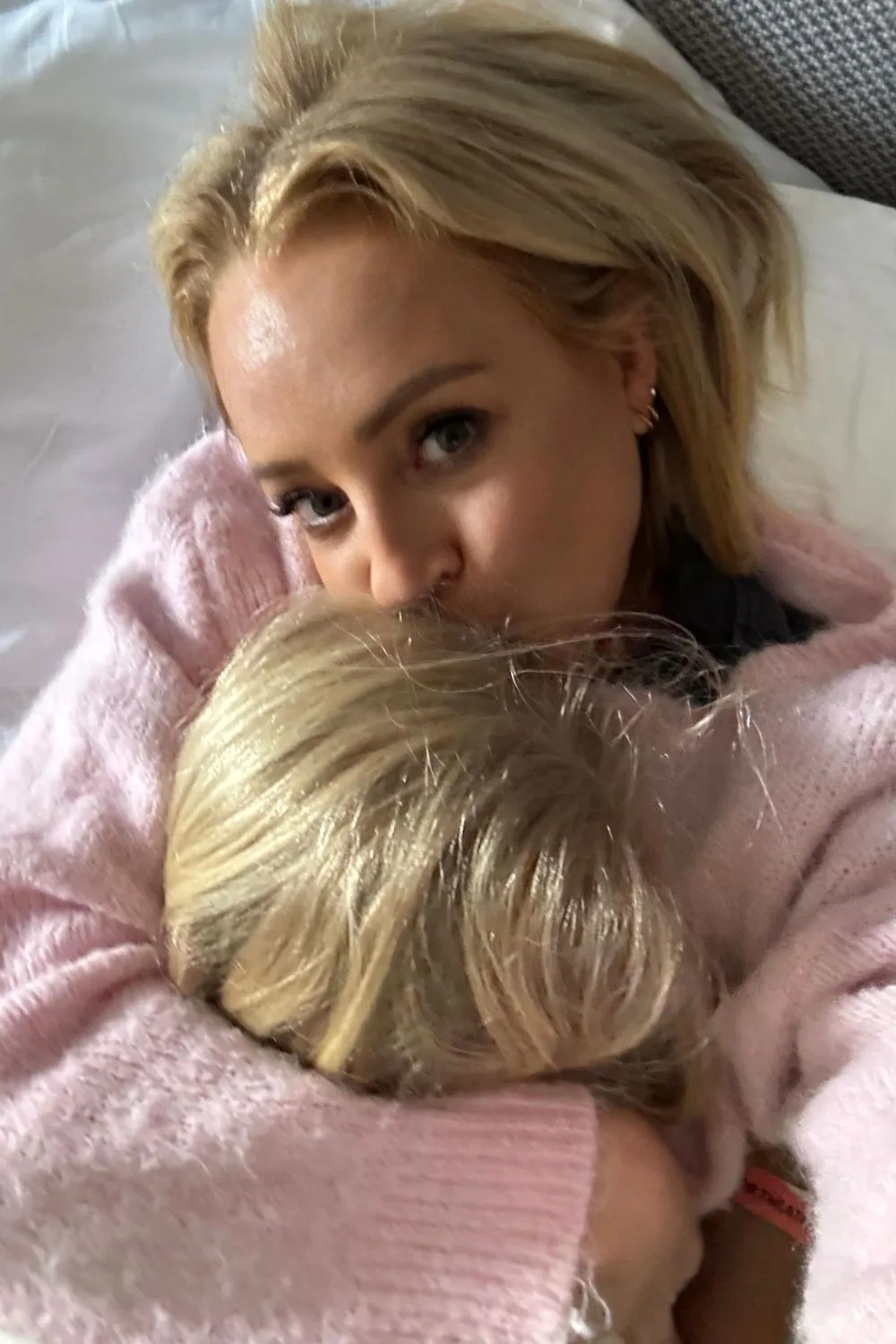 Carrie Bickmore with daughter Adelaide