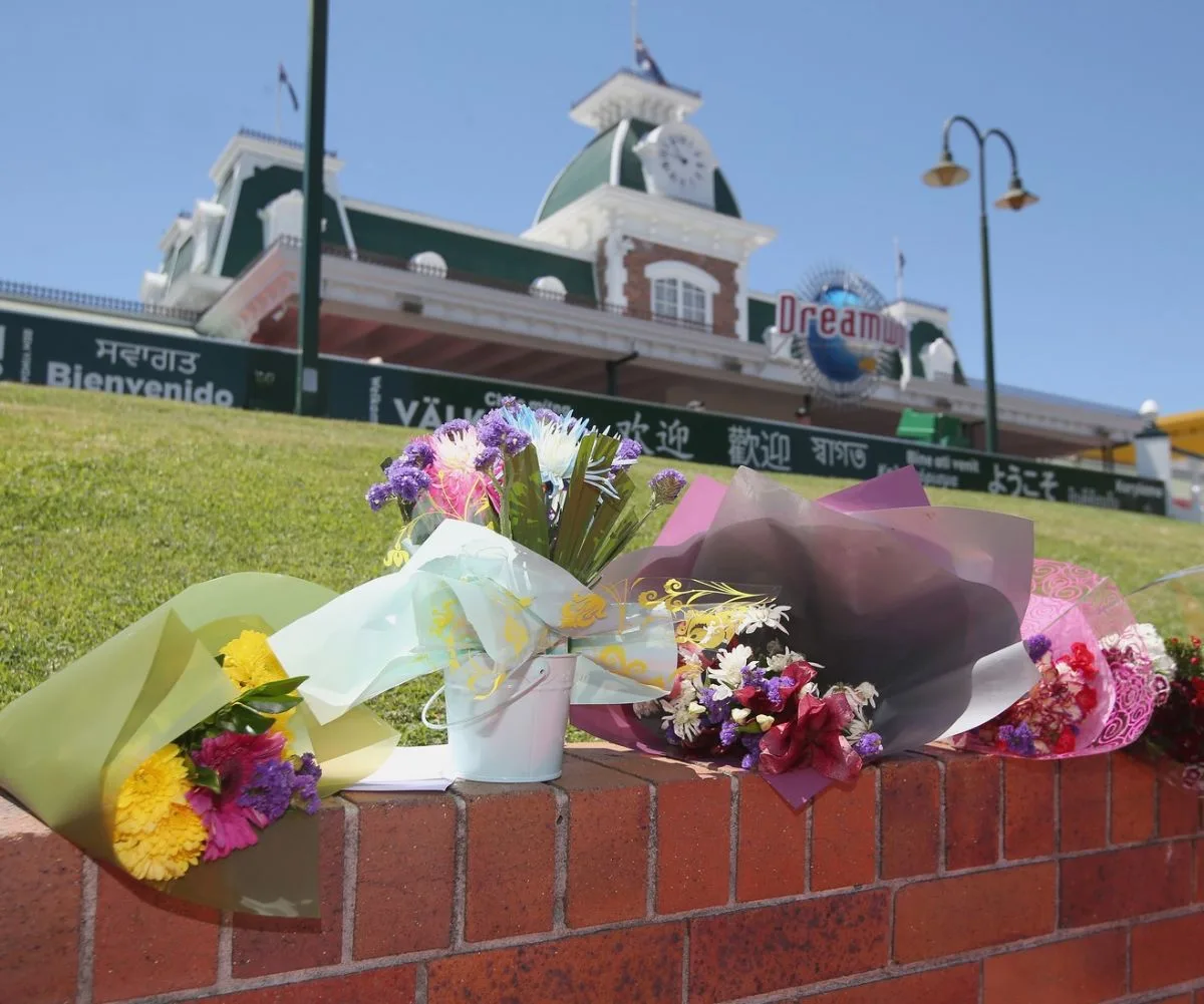 Flowers outside Dreamworld
