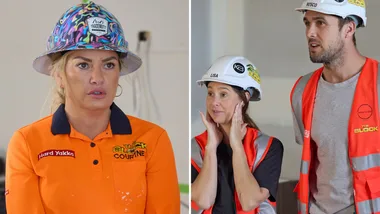 courtney, lisa, rosco feud the block