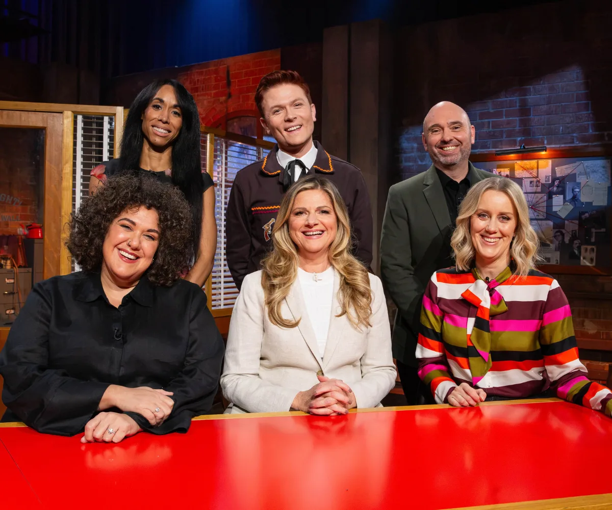 The panel on Crime Night!