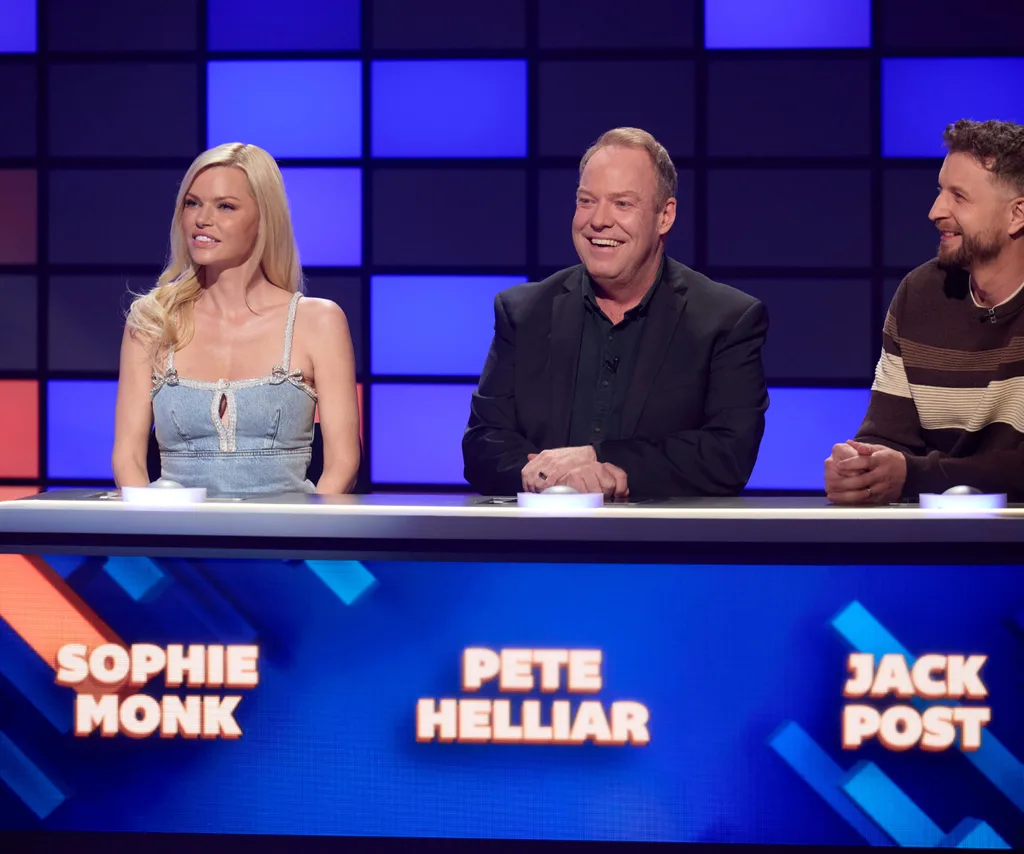 Sophie Monk on The Hundred with Andy Lee.
