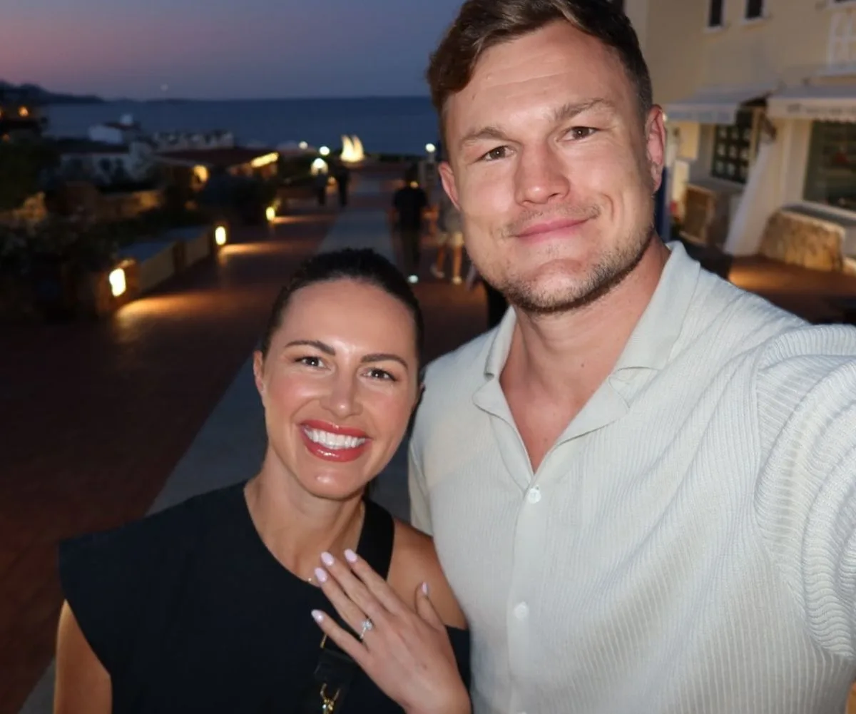 Danika and partner Liam Knight