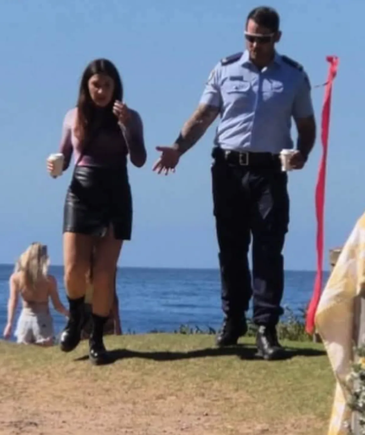 Eden and Cash film 2027 scenes for Home and Away 