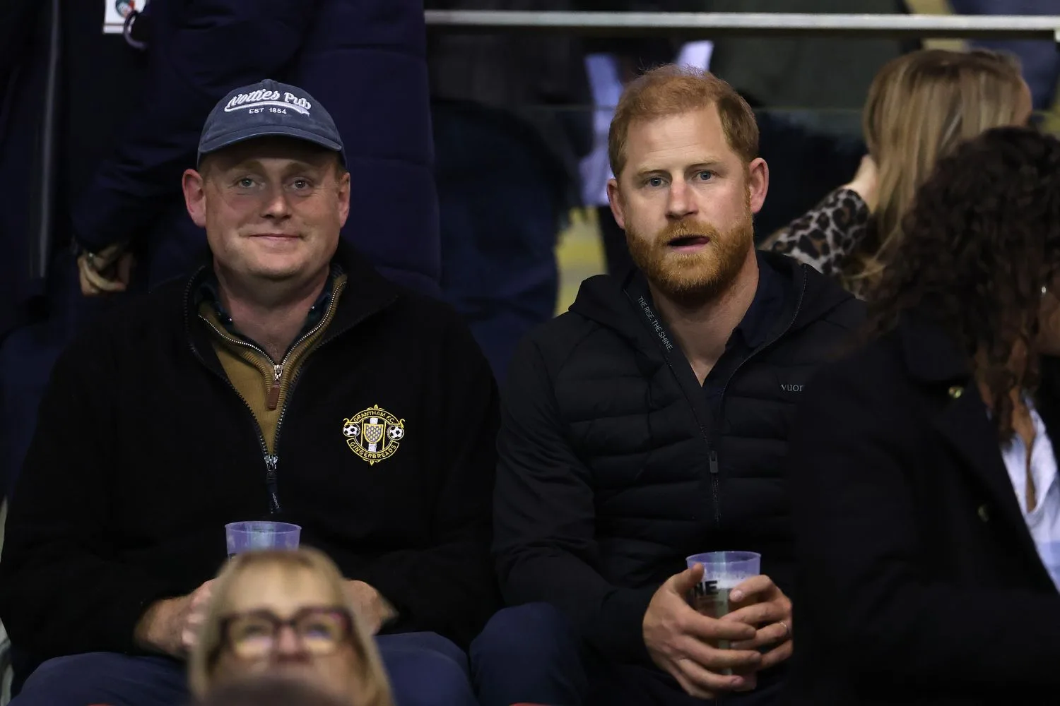 Prince Harry at the rugby