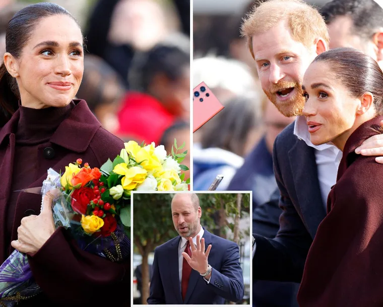 Prince Harry, Meghan and William