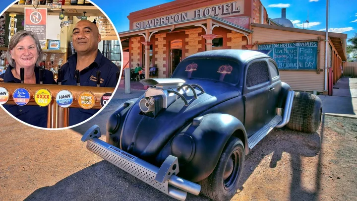 ‘We bought the Mad Max pub!’: This Aussie couple swapped city life to move to a town of 40 people