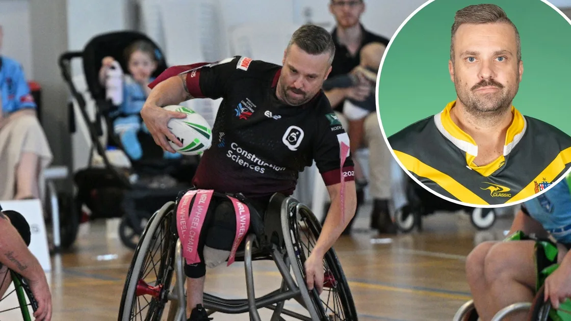 Daniel grew up watching footy from the sidelines. Now he’s representing Australia in the Wheelchair Rugby League World Cup