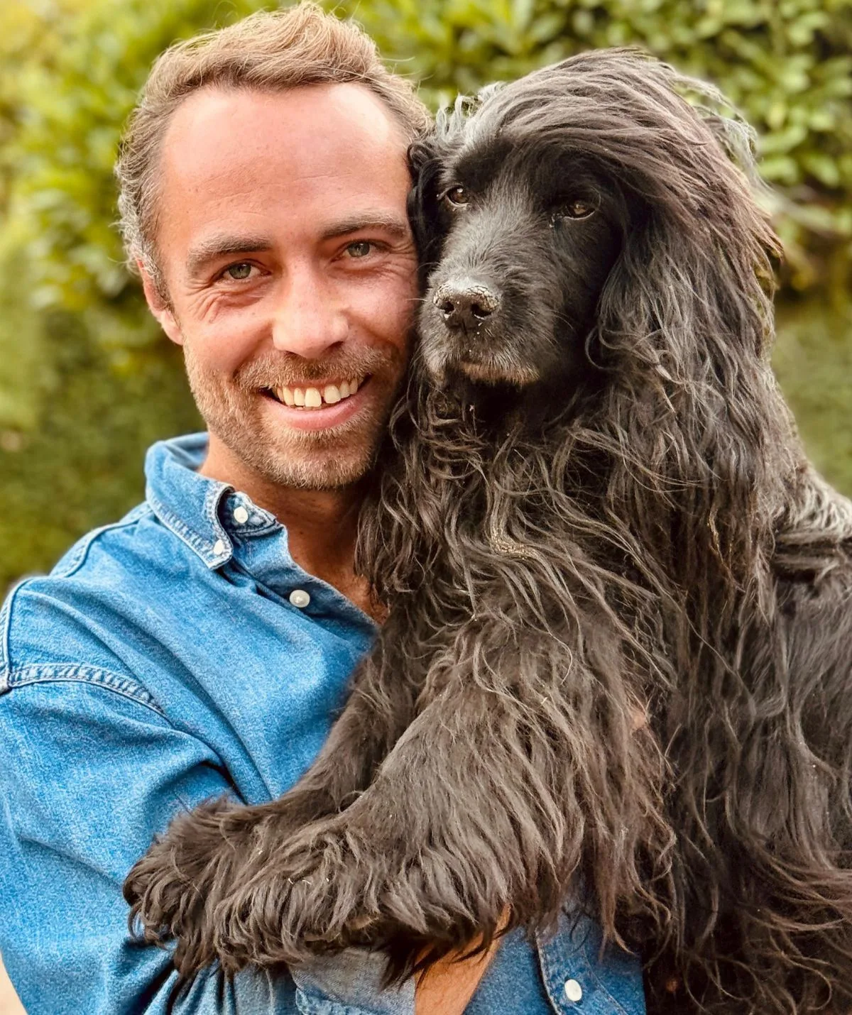James Middleton and his dog Zulu