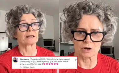 Comedian Judith Lucy urges women to get screened after receiving breast cancer diagnosis