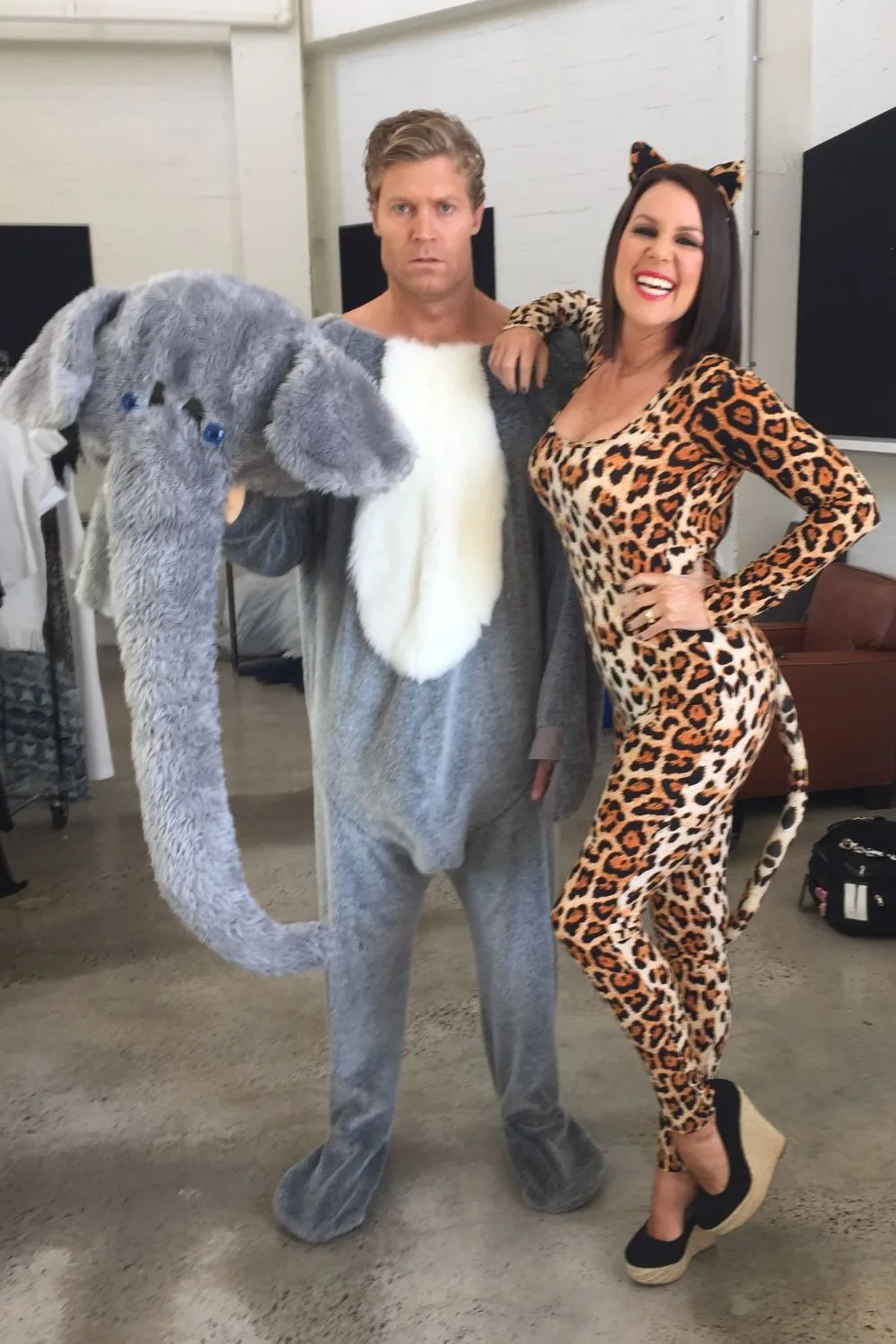 Dr Chris Brown and Julia Morris