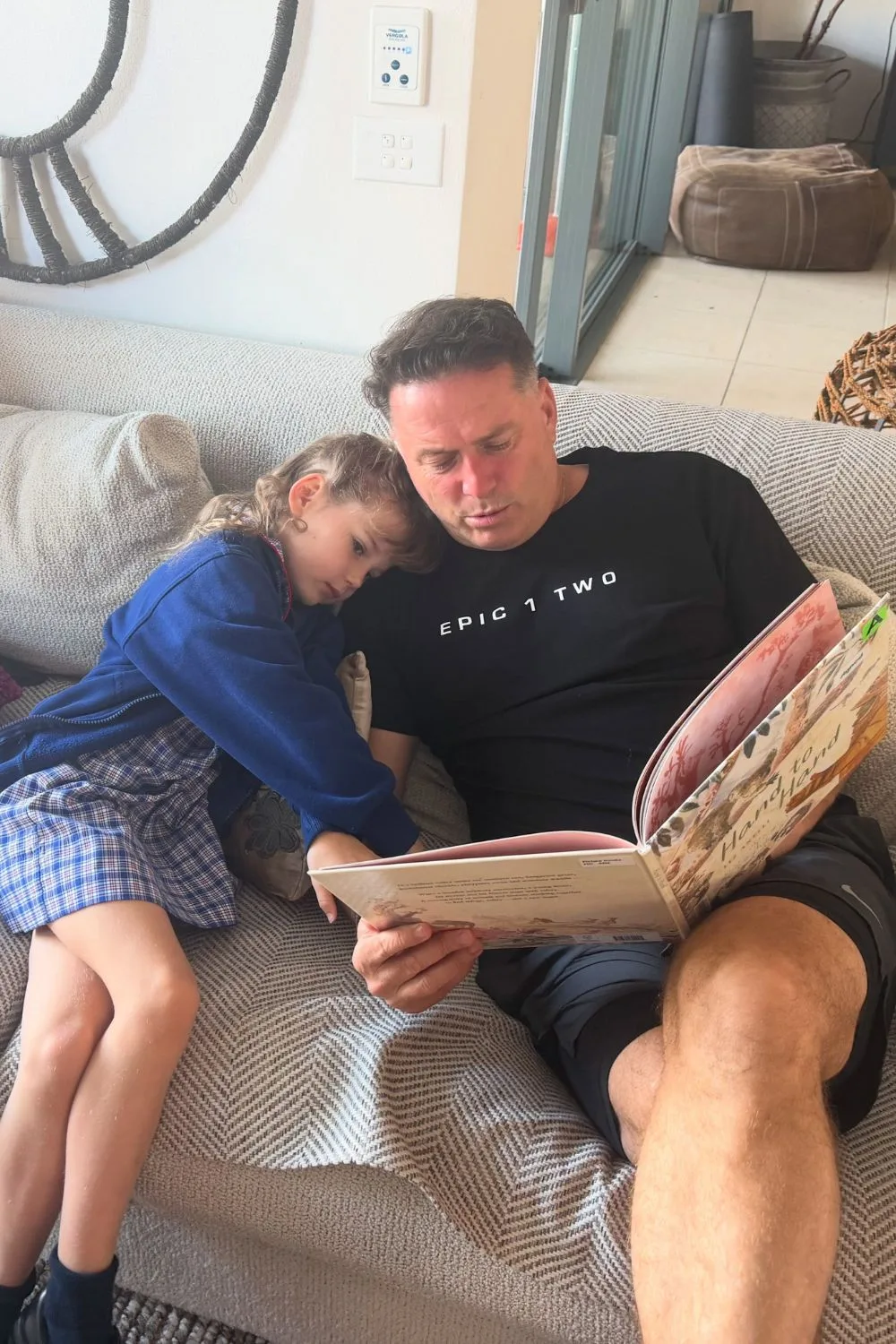 Karl Stefanovic and daughter Harper