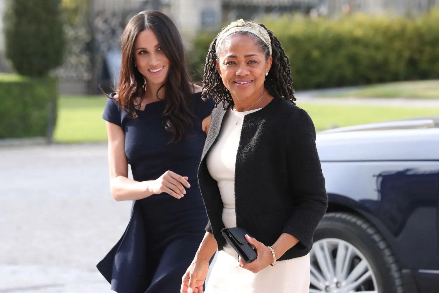 Meghan Markle and her mum Doria Ragland
