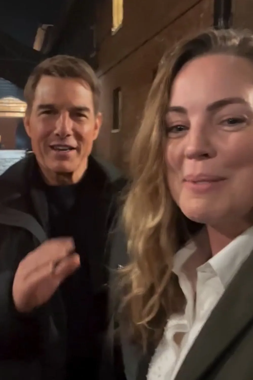 Melissa George and Tom Cruise