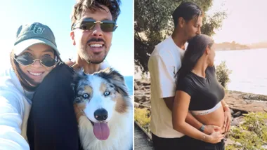 Brittany Hockley and husband Ben Siegrist pregnant