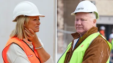 The Block Scotty and Shelley looking stressed