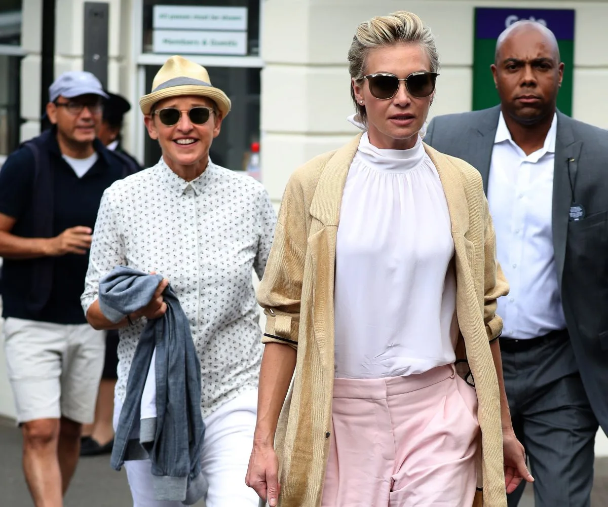 Ellen Degeneres and Portia de Rossi