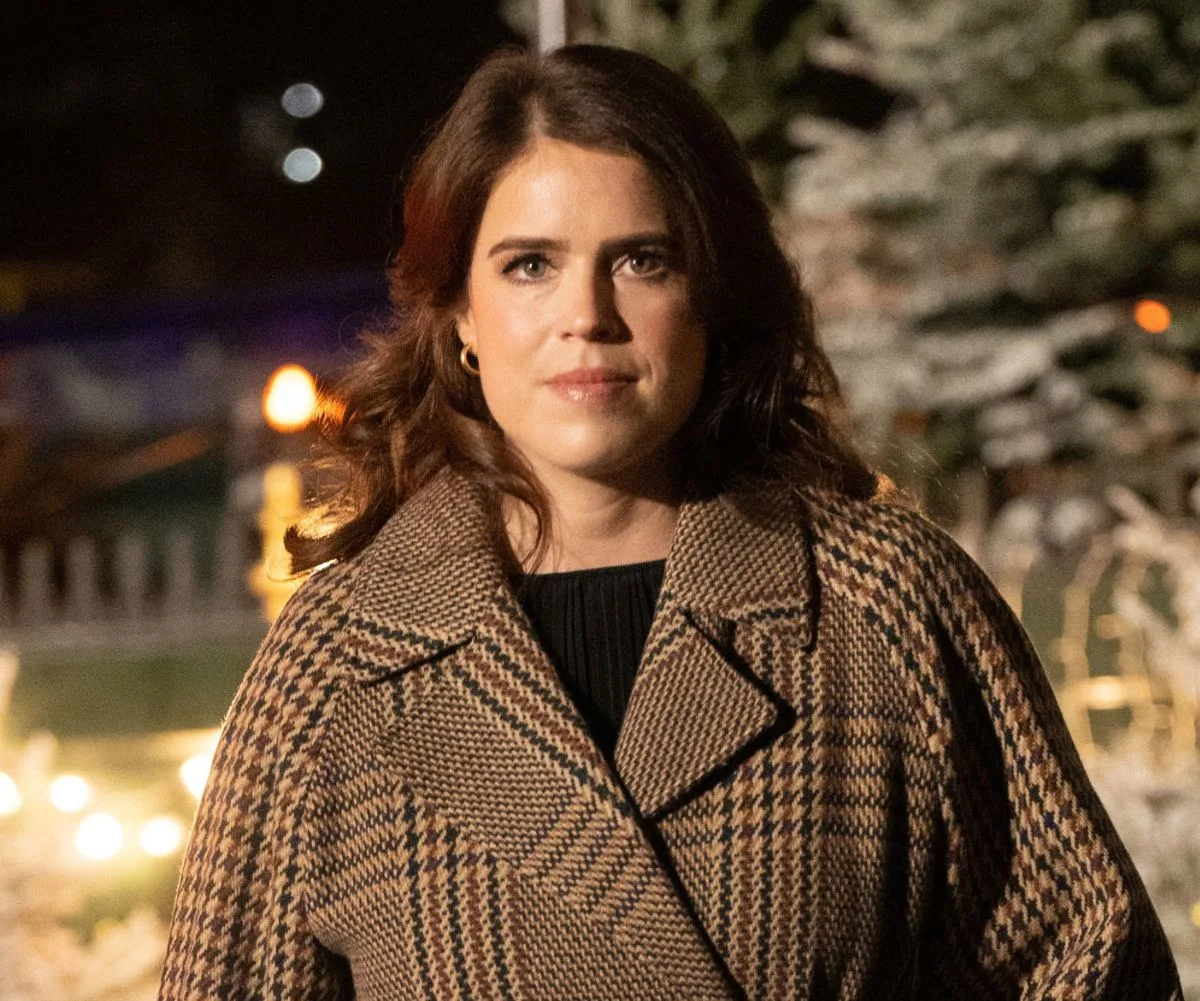 Princess Eugenie looking worried