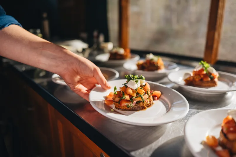 Delicious meals on Maria Island.