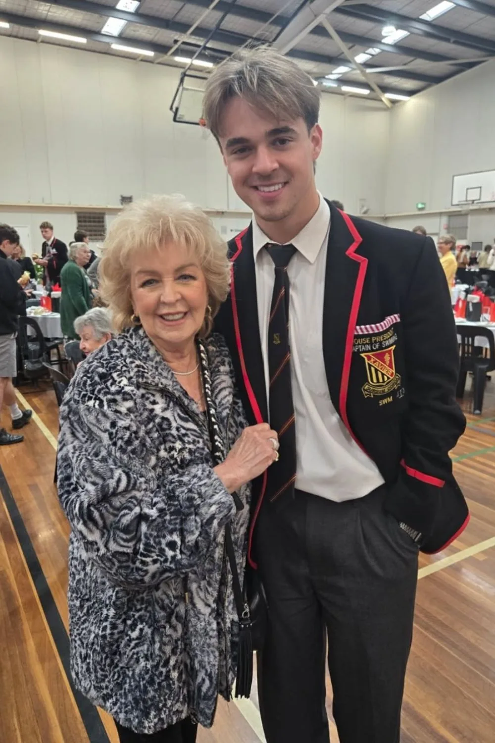 Patti Newton and her grandson Sam