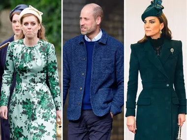 Princess Beatrice, Prince William, Kate, Princess of Wales and Prince Harry
