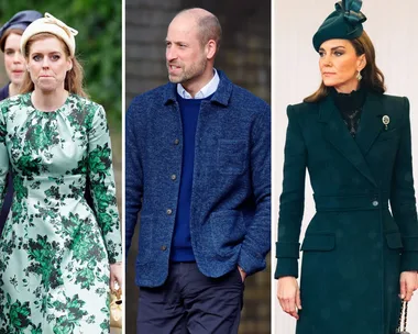 Princess Beatrice, Prince William, Kate, Princess of Wales and Prince Harry
