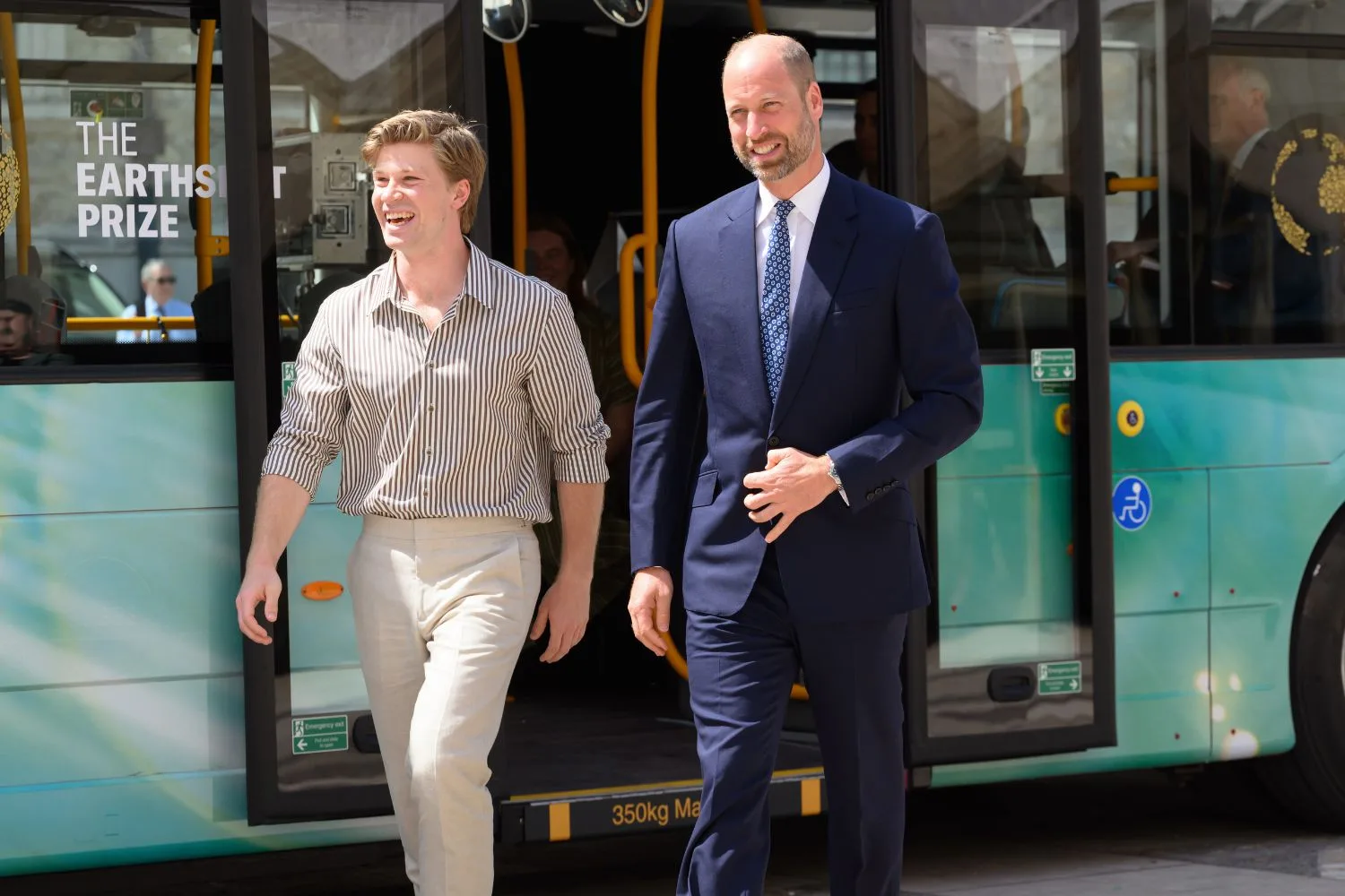 Prince William and Robert Irwin