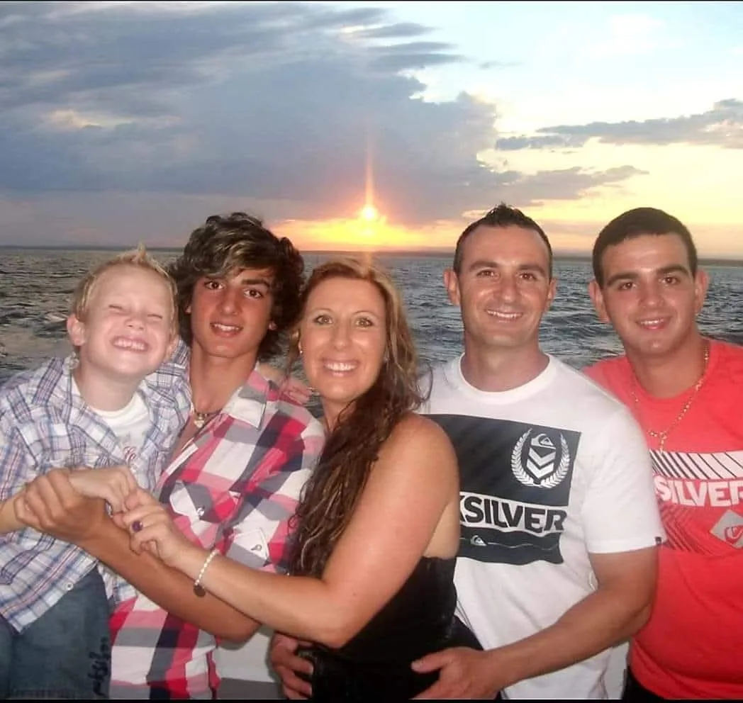 Bailey and his family 