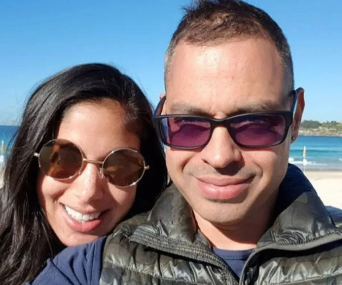 Sarah Roberts and her brother Karl 