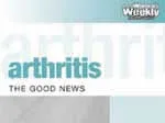 Arthritis: "The Good News" title image with blue-grey text on a light background.
