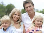 Glenn and Jane McGrath with their kids