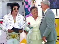 Marriage vows renewed with a little help from Elvis