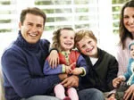 The Stefanovic's model their knits