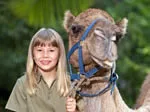 Bindi with a camel