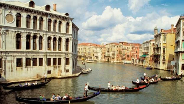 Gondolas in Venice, Italy