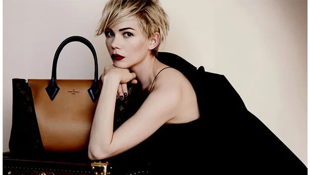 Michelle Williams' model moment