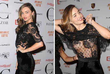 Miranda Kerr wardrobe malfunction