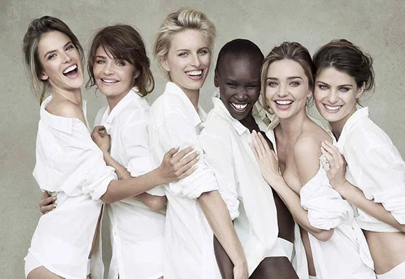 Alessandra Ambrosio, Helena Christensen, Karolina Kurkova, Alek Wek, Miranda Kerr,